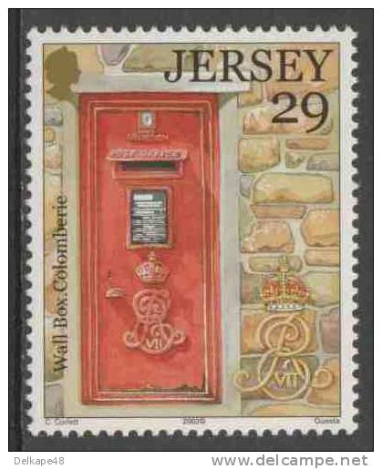 Jersey 2002 Mi 1056 ** Edward VII Wall Box, Colomberi / Briefkasten In Der Colomberie, St.Helier - Poste