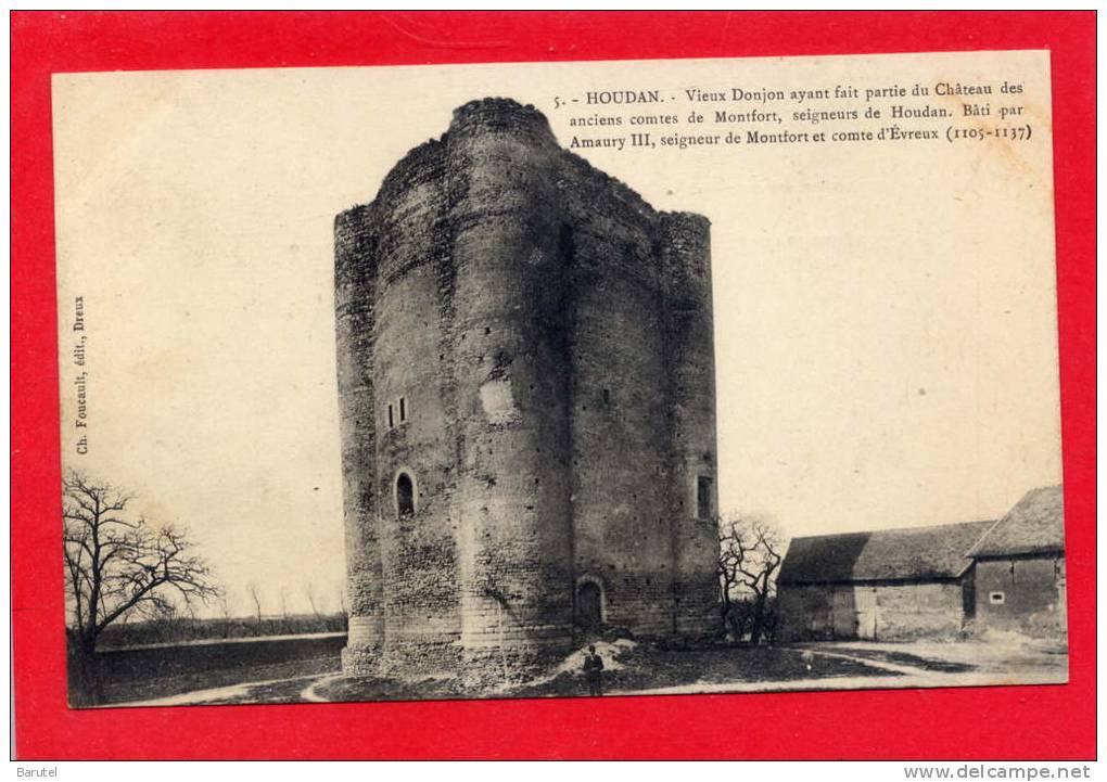 HOUDAN - Vieux Donjon Ayant Fait Partie Du Château Des Anciens Comtes De Montfort - Houdan