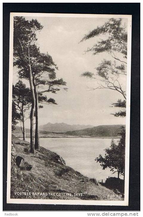 RB 777 - Postcard - Portree Bay &amp; The Cuillins  - Isle Of Sky Scotland - Inverness-shire