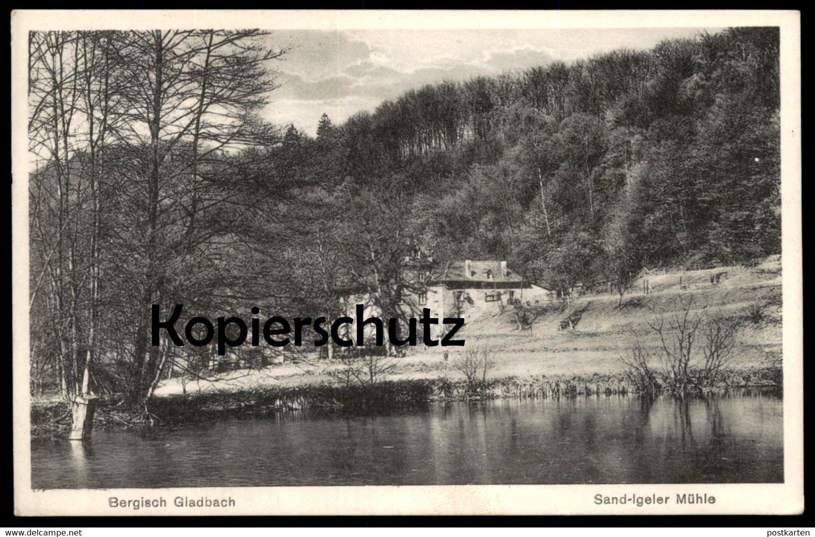 ALTE POSTKARTE BERGISCH GLADBACH SAND - IGELER MÜHLE Berg. Gladbach Herrenstrunden Moulin Mill Molen Cpa Postcard AK - Bergisch Gladbach