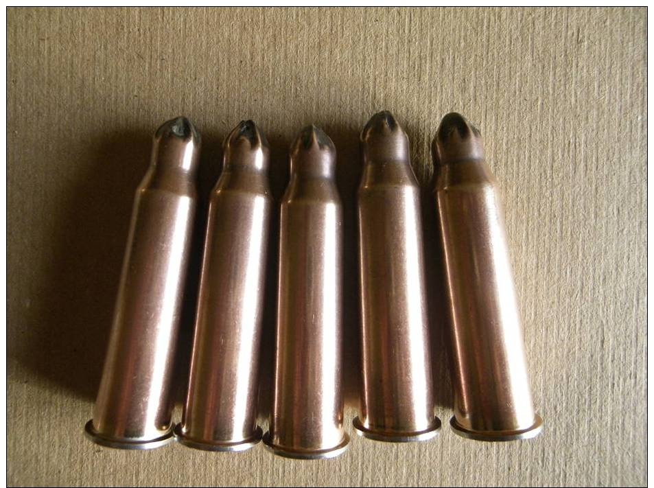 5 Cartouches Feuillettes Russes Calibre 7,62mm Mosin Nagant - Equipment