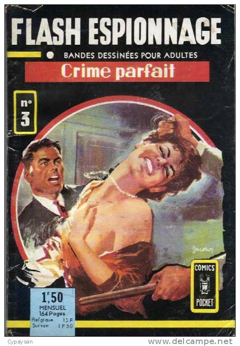 FLASH ESPIONNAGE N° 3 BE AREDIT 1966 - Arédit & Artima