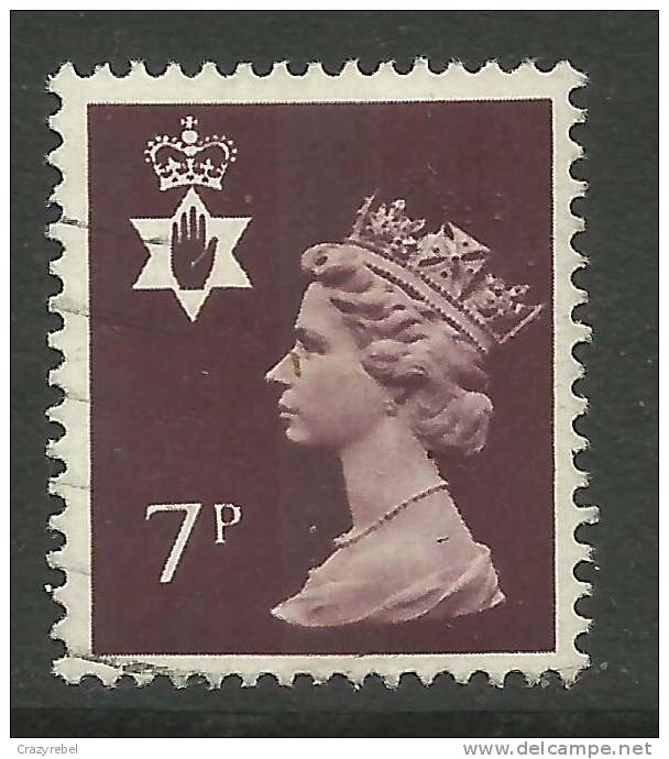 NORTHERN IRELAND GB 1978  7p PURPLE BROWN MACHIN USED STAMP SG N122 (F361 ) - Northern Ireland