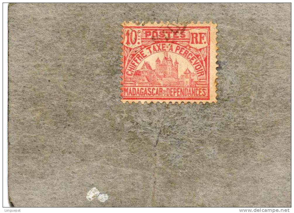 MADAGASCAR : Palais Royal De Tananarive - Timbres-taxe