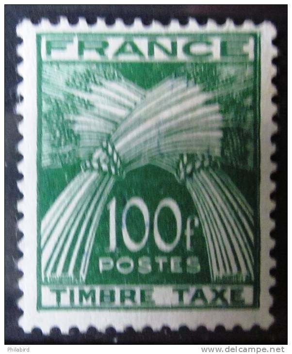 FRANCE           TAXE 89          NEUF* - 1859-1959 Mint/hinged