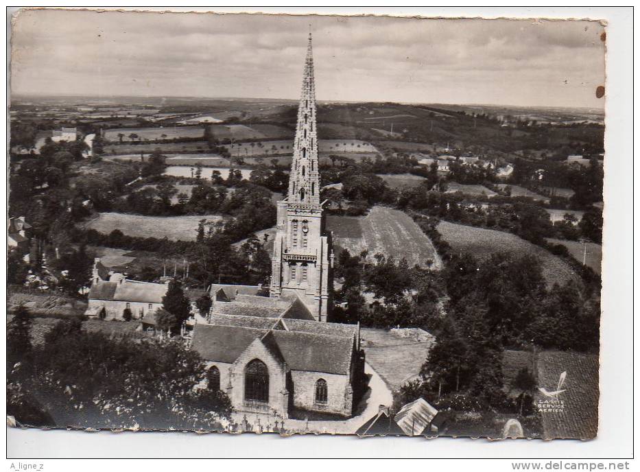 Ref 32 CPSM 22 BULAT PESTIVIEN Notre Dame De Bulat Vue Aérienne En Avion Au Dessus De ... - Andere & Zonder Classificatie