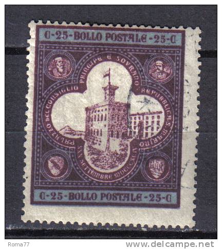 R55 - SAN MARINO 1894 , Palazzo  Il N. 23 Used - Usados