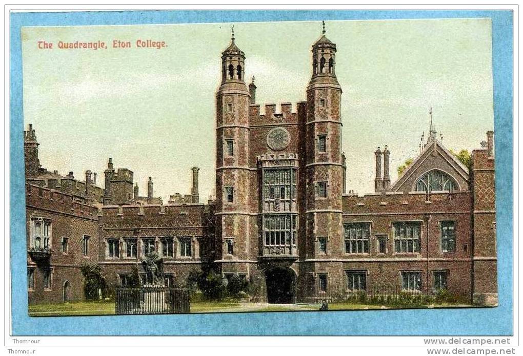 ETON  COLLEGE  -  The  Quadrangle  -  BELLE CARTE  - - Sonstige & Ohne Zuordnung