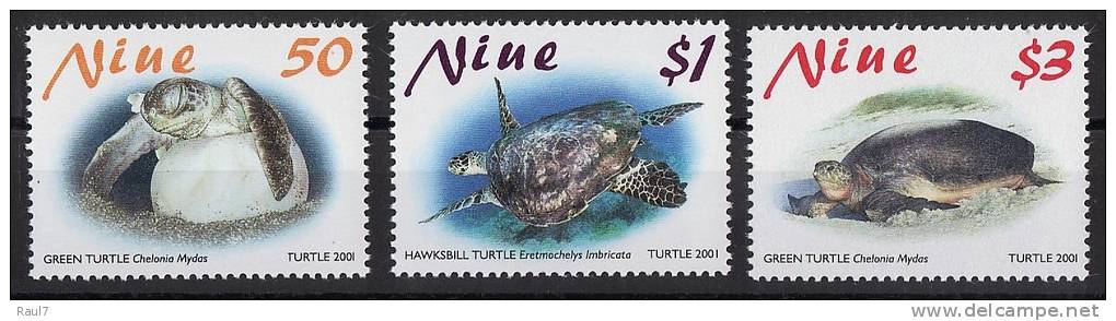 NIUE // TORTUES 3 V NEUFS *** (MNH SET) - Niue