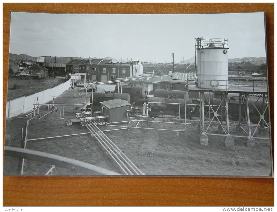 MARCINELLE Charleroi Raffinaderij SHELL ( 4 Stuks - Phot. ? - Anno 19.. / Gekleefd Op Karton - Zie Foto Voor Details ) ! - Lieux