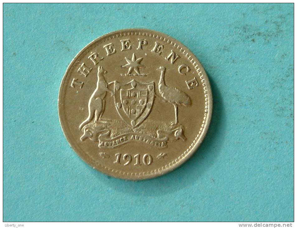 1910 - 3 PENCE / KM 18 ( For Grade, Please See Photo ) ! - Autres & Non Classés