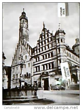 GERMANY, ALEMANIA, DEUTSCHLAND. ROTHENBURG OB DER TAUBER. TOWN HALL N1955  DL22 - Rottenburg