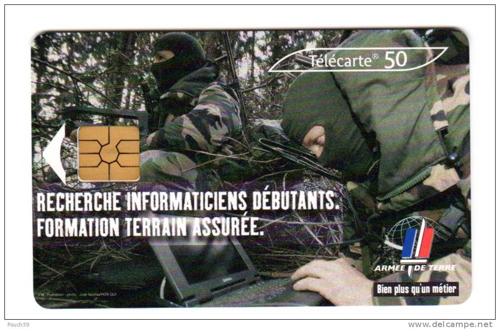 Armée De Terre, Recherche Informaticiens Débutants - 50 Unités - 2003