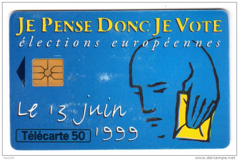 Je Pense Donc Je Vote - Carte 50 Unités - 1999