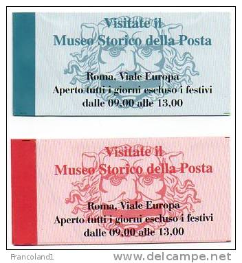 1995 Repubblica Libretti 15 E 16 "poste Italiane" Integri - MNH** - Blocs-feuillets