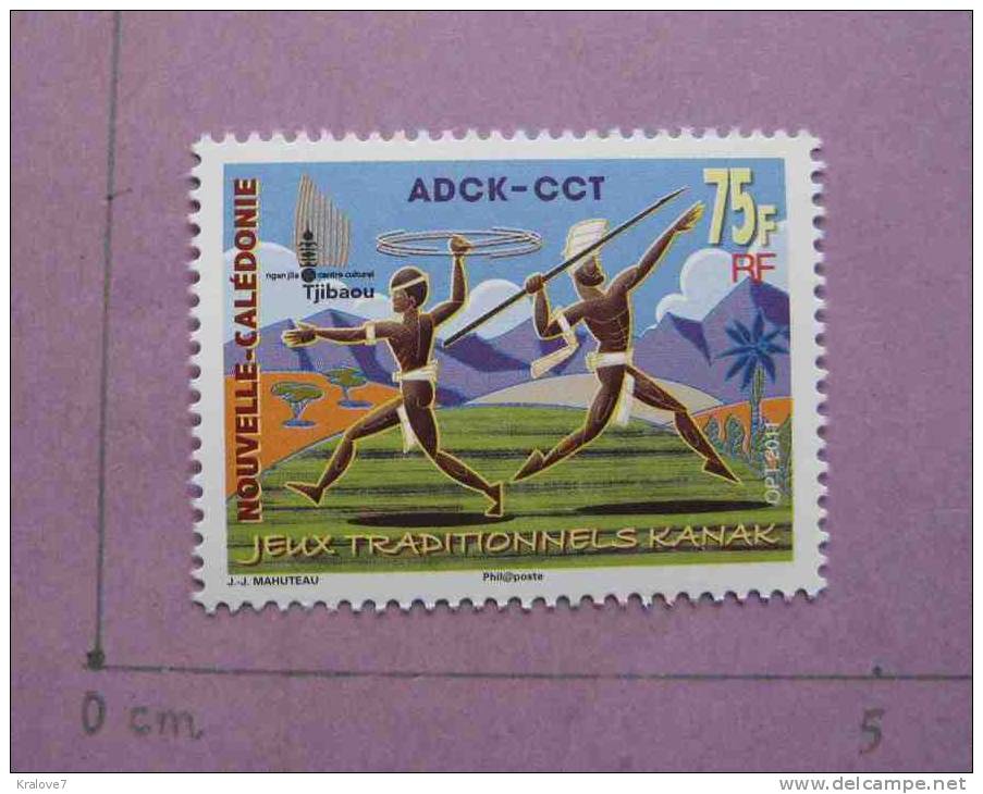 FRENCH NEW CALEDONIA NOUVELLE CALEDONIE FRANCE 2011 MNH SPORT KANAK - Neufs