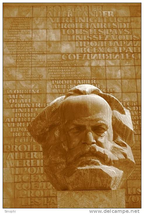 ( AN03-082  ) @      Karl Marx Monument   .   Pre-stamped Card  Postal Stationery- Articles Postaux - Karl Marx