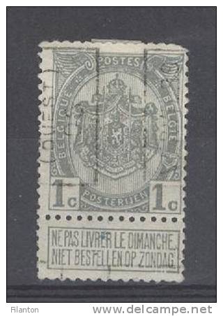 BELGIE - Preo Nr 1161 A - "VERVIERS (OUEST) 08" (ref. 1356) - ROLLER PRECANCELS - Handrol Préos à Roulette - Roller Precancels 1900-09