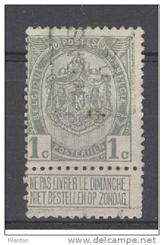 BELGIE - Preo Nr 1331 A - "MONS 09" (ref. 1415) - ROLLER PRECANCELS - Handrol Préos à Roulette - Roller Precancels 1900-09