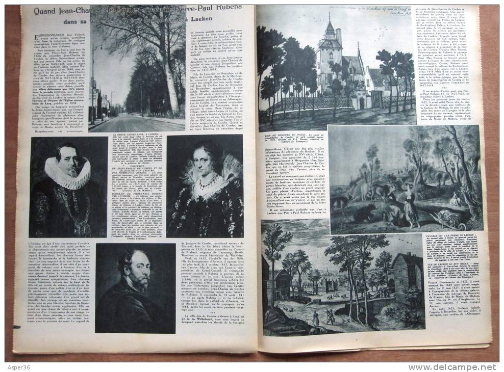 Magazine Avec Article "Villa De La Drève Sainte-Anne De Jean-Charles De Cordes à Laeken" 1947 - Collezioni