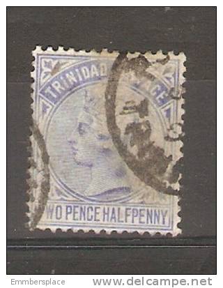 TRINIDAD - 1883 VICTORIA ISSUE 2-1/2d BLUE USED - Trinidad Y Tobago