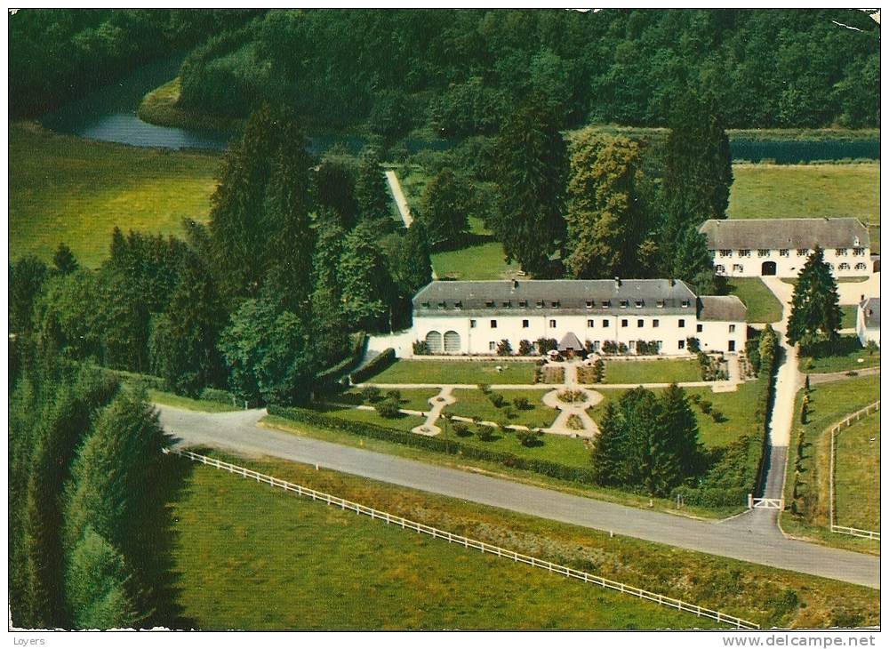 HERBEUMONT-sur-Semois  -  Vue Aérienne - L'ancienne Abbaye De Conques Et La Semois. - Herbeumont