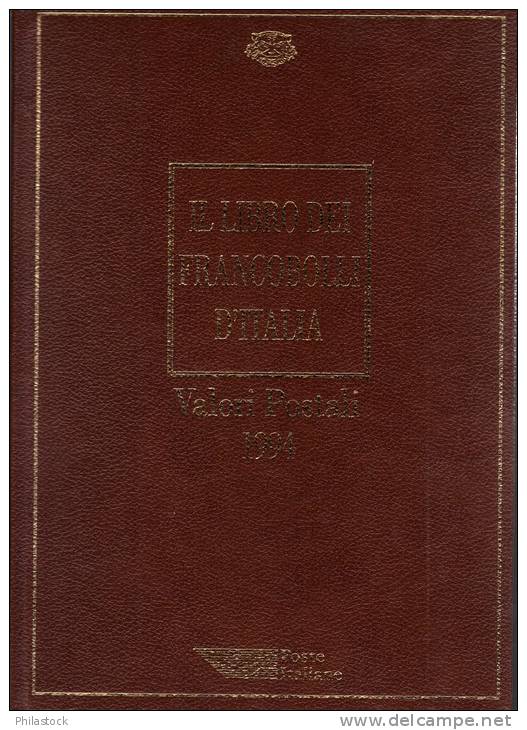 ITALIE Année 1994 ** Compléte Dans Un Riche Livre Avec Reliure En Cuir Des Postes Italiennes - Années Complètes