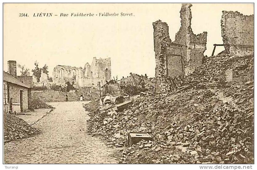 Pas-de-Calais : R 62 281 : Liévin  -  Rue Faidherbe - Lievin