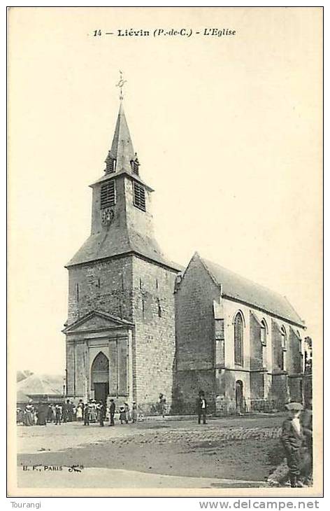 Pas-de-Calais : R 62 285 : Liévin  -  Eglise - Lievin