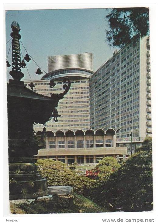 E M A Rouge : " Imperial Hotel Japan " Du 20/09/1970 / Carte Pour Les USA , 2 Scans - Lettres & Documents