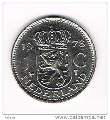 NEDERLAND  1 GULDEN  1978 - 1948-1980 : Juliana