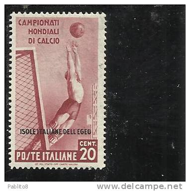 EGEO 1934 CALCIO 20 C MH - Egeo