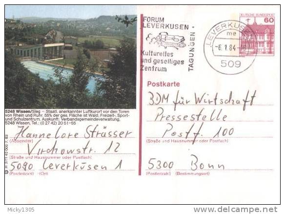 Germany - Bildpostkarte Echt Gelaufen / Postcard Used (r607) - Cartes Postales Illustrées - Oblitérées