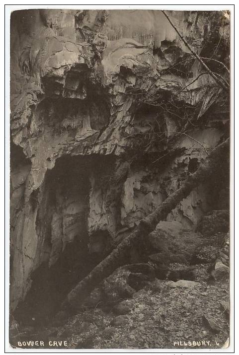 Real Photo Postcard (AZO Stamp Box), Bower Cave (ref.# 575a) - Yosemite
