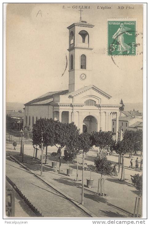 CPA ALGERIE - GUELMA - L'EGLISE - Guelma