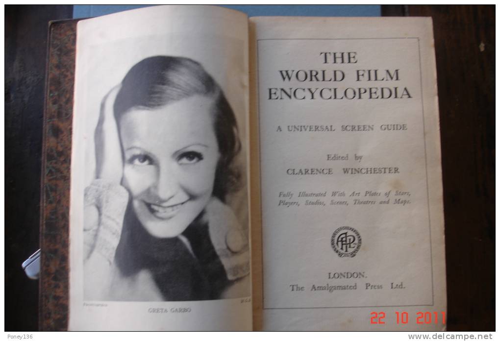"The World Film Encyclopedia".A Universal Screen Guide,films,castings,famous Artists.By Amalgamated Press - Bellas Artes