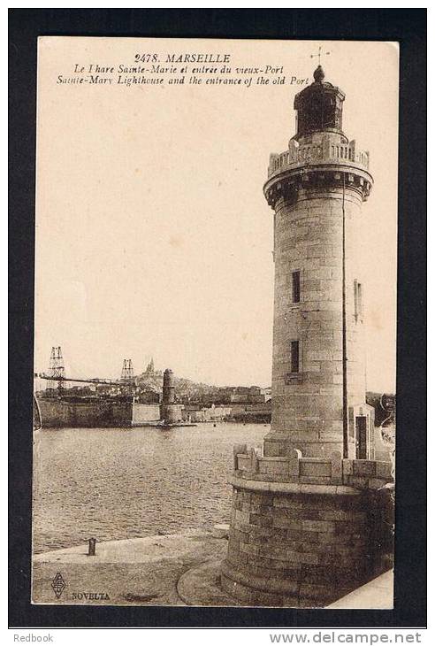 RB 778 - Early Postcard - Marseille Lighthouse Le Phare - France - Lighthouses