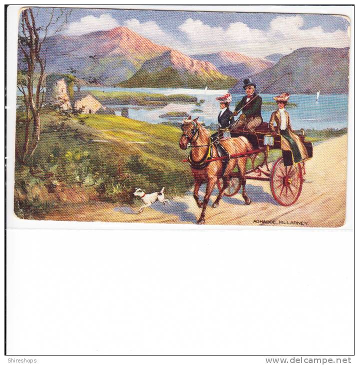 Raphael Tuck Oilette No 7423 Sunnyside Of Ireland Aghadoe Killarney - Kerry