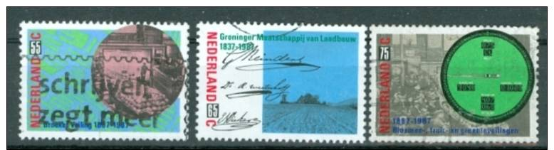 Nederland 1987 Gecombineerde Uitgifte Nvph 1378-1380 (complete Serie) € 0,60 à 20% - Oblitérés