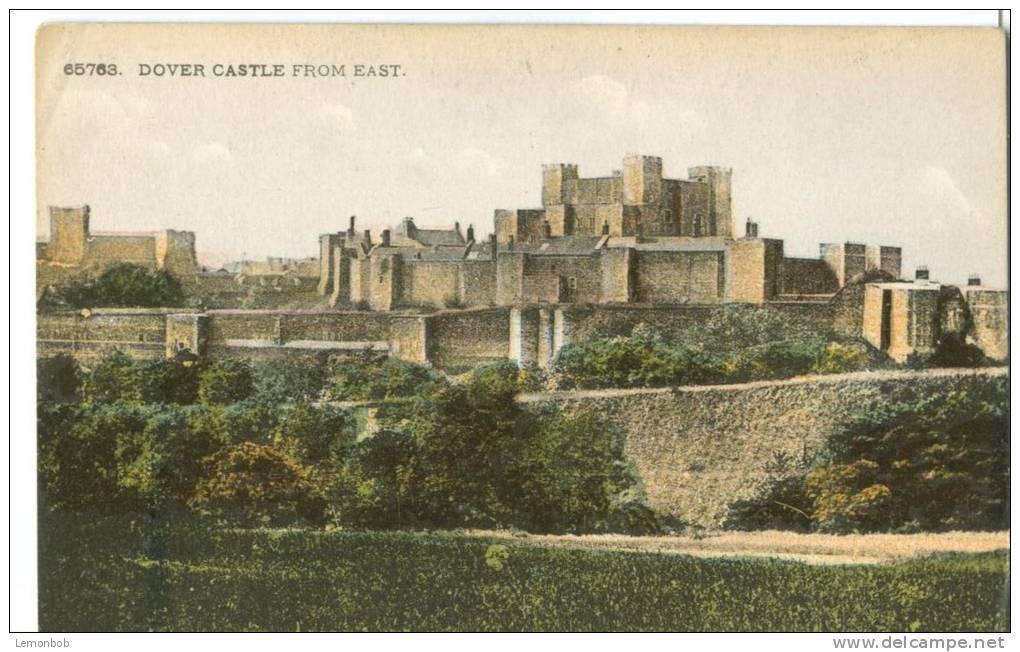 UK, United Kingdom, Dover Castle From East, Early 1900s Used Postcard [P7545] - Dover