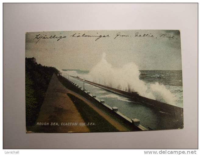 Clacton On Sea. - Rough Sea. (20 - 8 - 1904) - Clacton On Sea