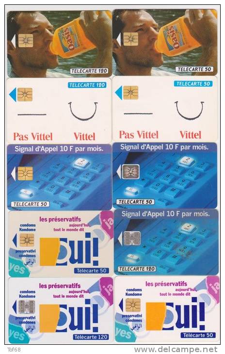 Lot de 83 Télécartes France 1993 Tous Différentes 9 Scan