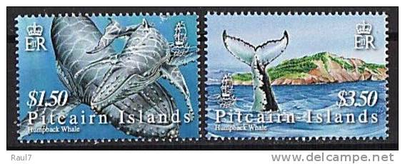 PITCAIRN  - Baleine Majestique De Pitcairn - 2v Neufs*** (MNH SET) - Islas De Pitcairn