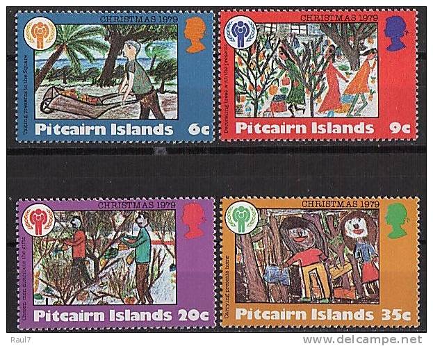 PITCAIRN  - Année Int De L'enfant, Noêl 1979 - 4v Neufs*** (MNH SET) - Islas De Pitcairn