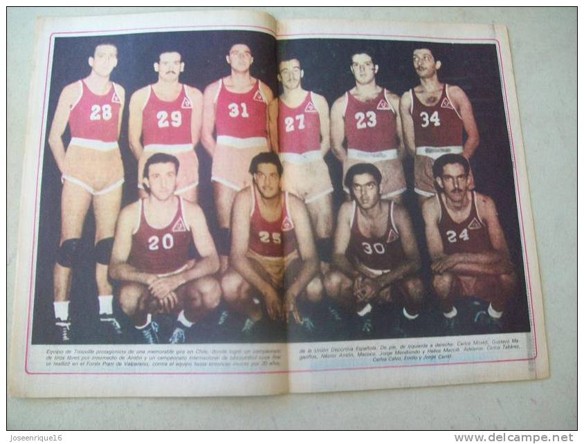 URUGUAY BASKETBALL BASQUETBOL. MACOCO ACOSTA Y LARA. MAGAZINE REVISTA DEPORTIVA N° 105  1979 - Altri & Non Classificati