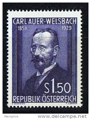 1954  C Freiherr Auer Ritter Von Weisbach, Chimiste  *  MH - Nuevos
