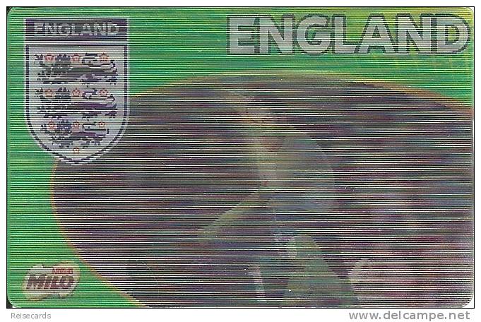 Football Team England - 3D Card - Joe Cole, Paul Robinson, David Beckham - Other & Unclassified