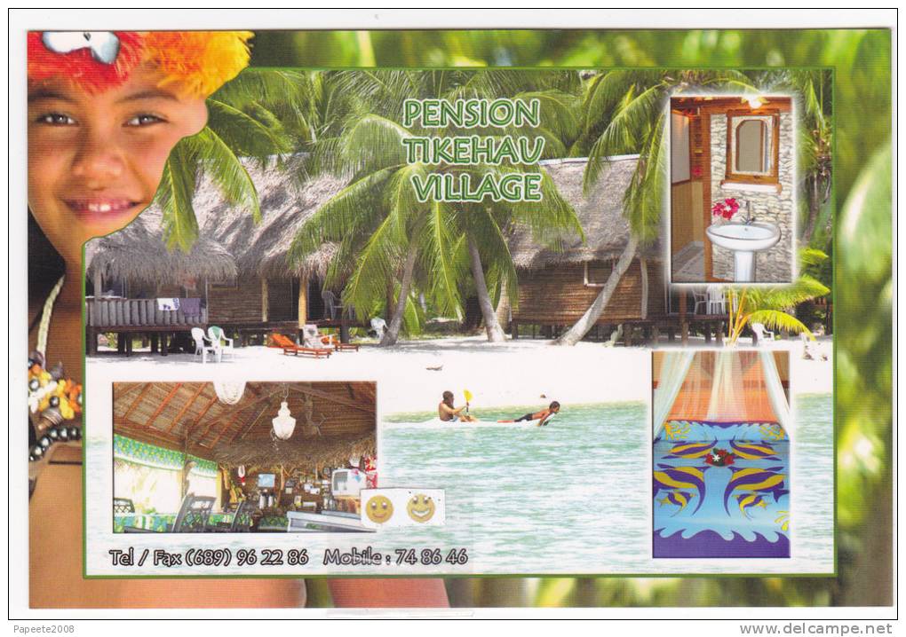 Polynésie Française / Tikehau - Pension Tikehau Village / Les Bungalows 2 - Tahiti