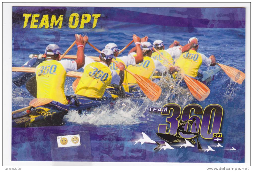 Polynésie Française / Tahiti - Carte Postale Prétimbrée à Poster 2010 Entier - " Le Team OPT 360 " - Neuve - Unused Stamps