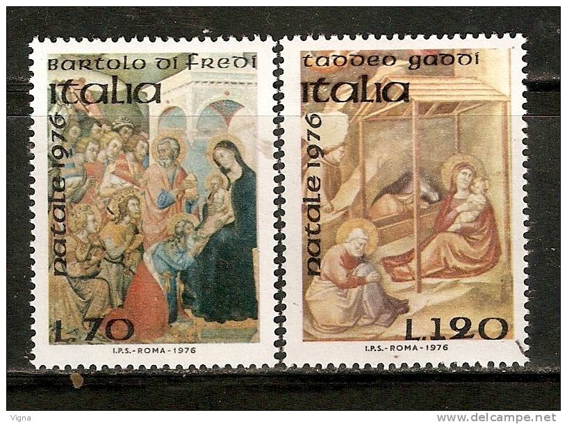 IT326 - ITALIA - Sassone 1358/9 ** - Natale 76 - 1971-80: Mint/hinged